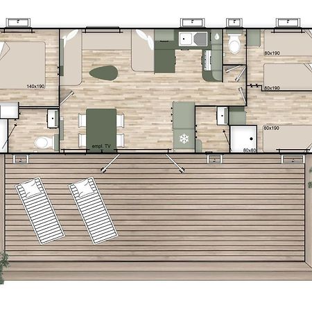 Les Dunes 5 Etoiles Mbh 6Pers 1 Suite Parentale 2 Chbs Et 2 Sdb 2 Wc Clim 42M2 Торрей Екстер'єр фото